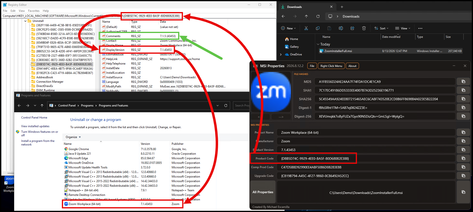 Zoom Workplace (MSI-x64) 7.1.5 (43453) ARP