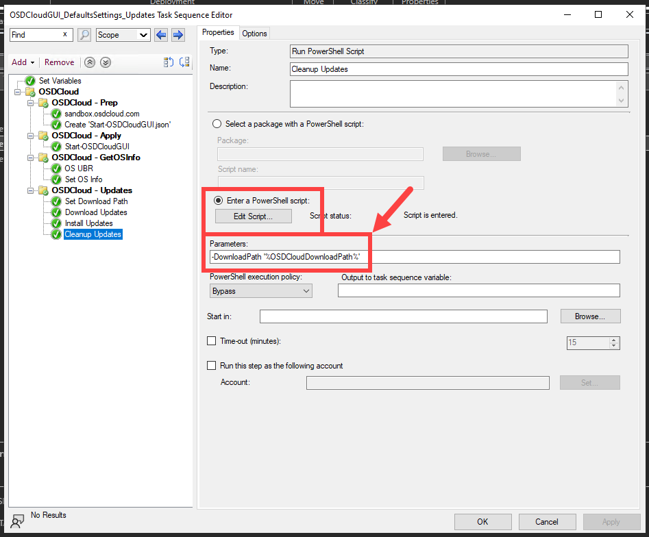PowerShell Script Parameters