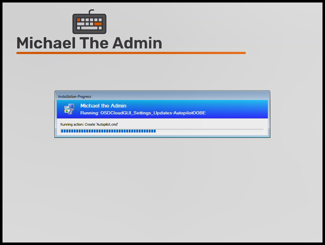 Run the Task Sequence