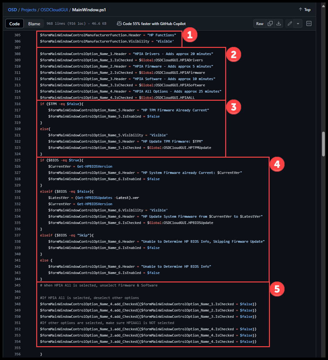MainWindow.ps1 Continued