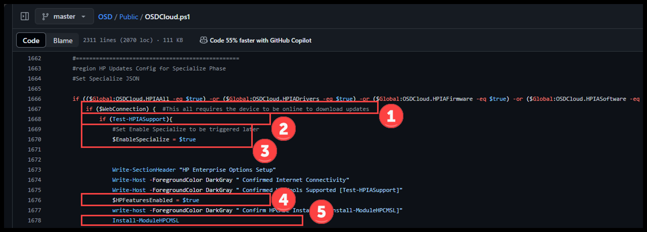 Invoke-OSDCloud Function