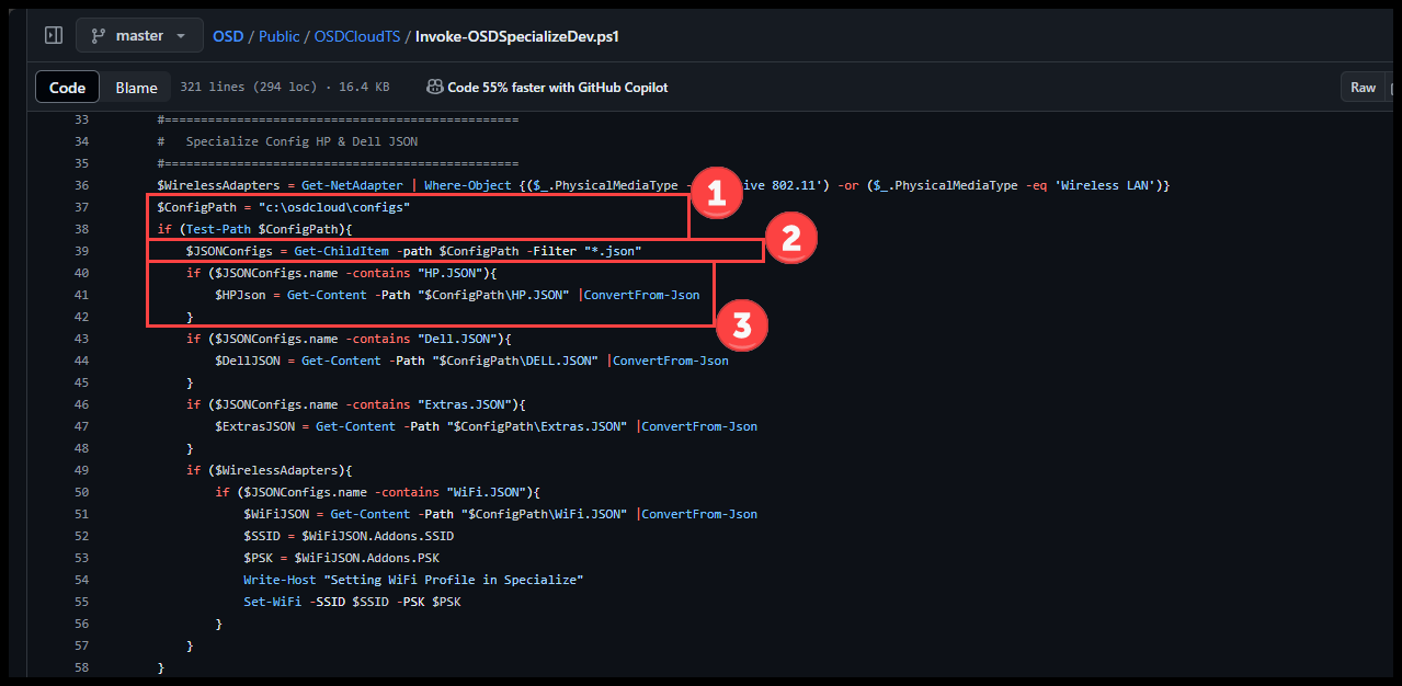 Start of Invoke-OSDSpecializeDev Function