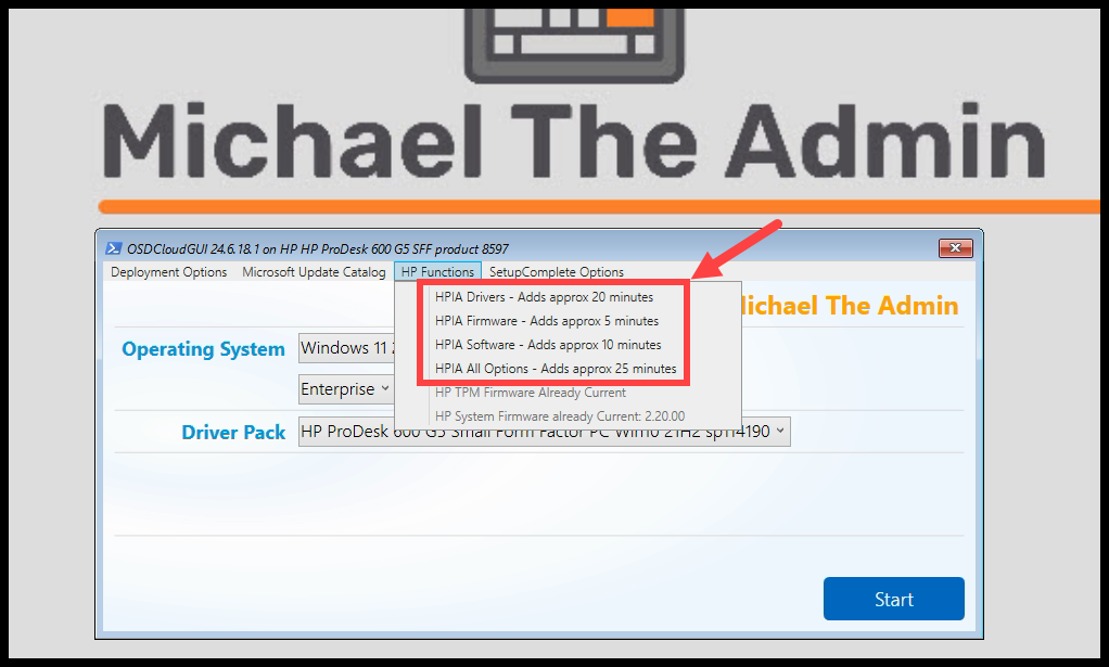 OSDCloud with HP Functions: HPIA - Part 4